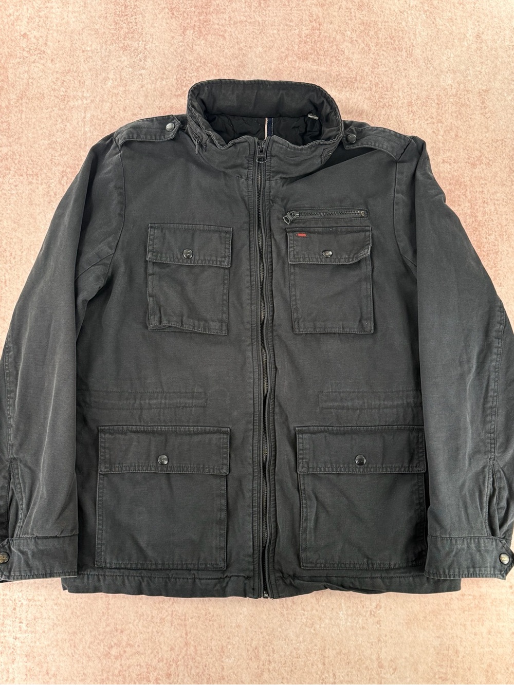 Levi’s Women’s Black Quilted Utility Field Jacket Size M